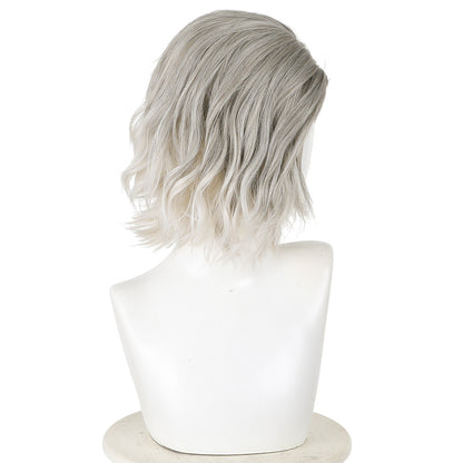 Genshin Impact Yelan Noir Violet Cosplay Perruque