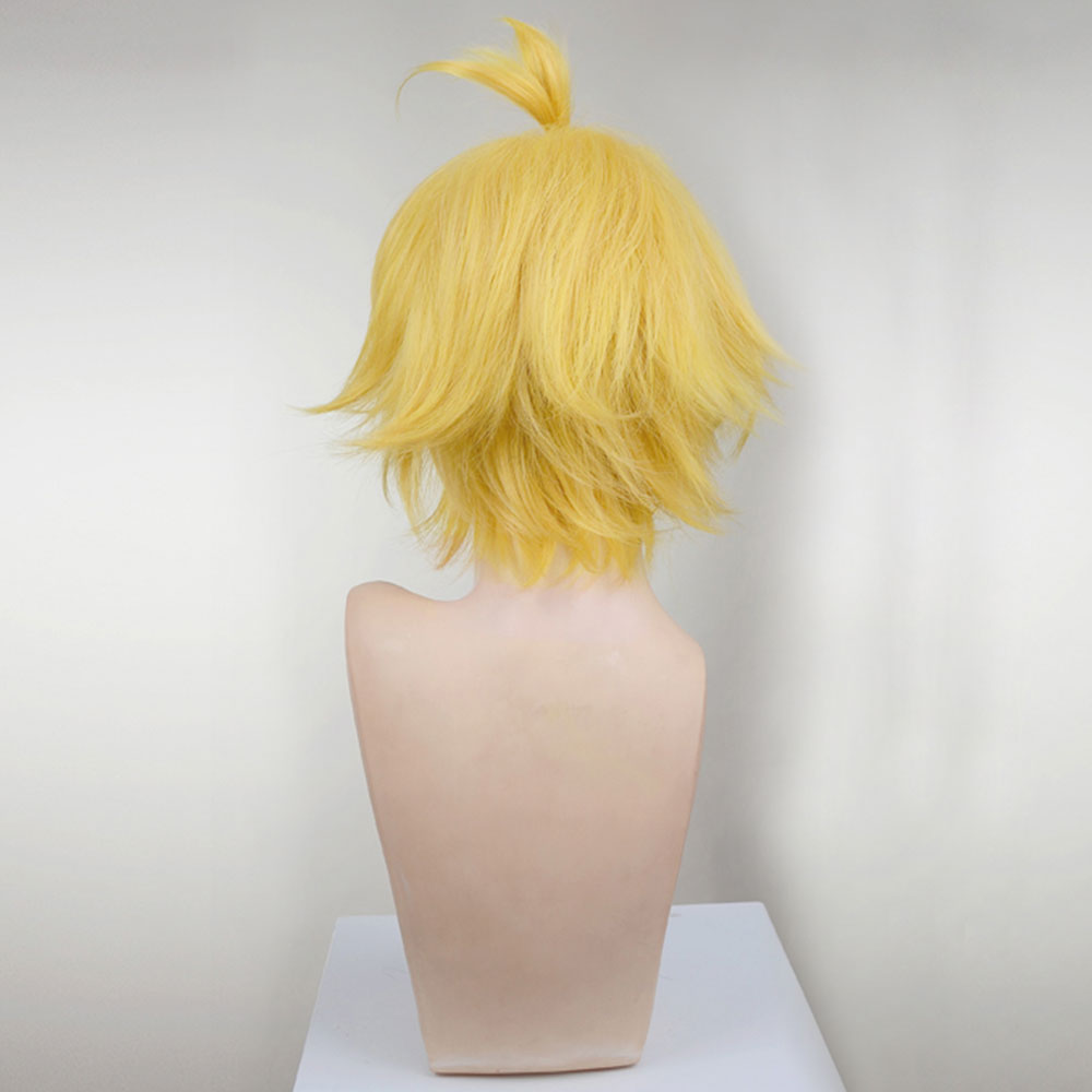 Chainsaw Man Denji Goldene Cosplay Perücke