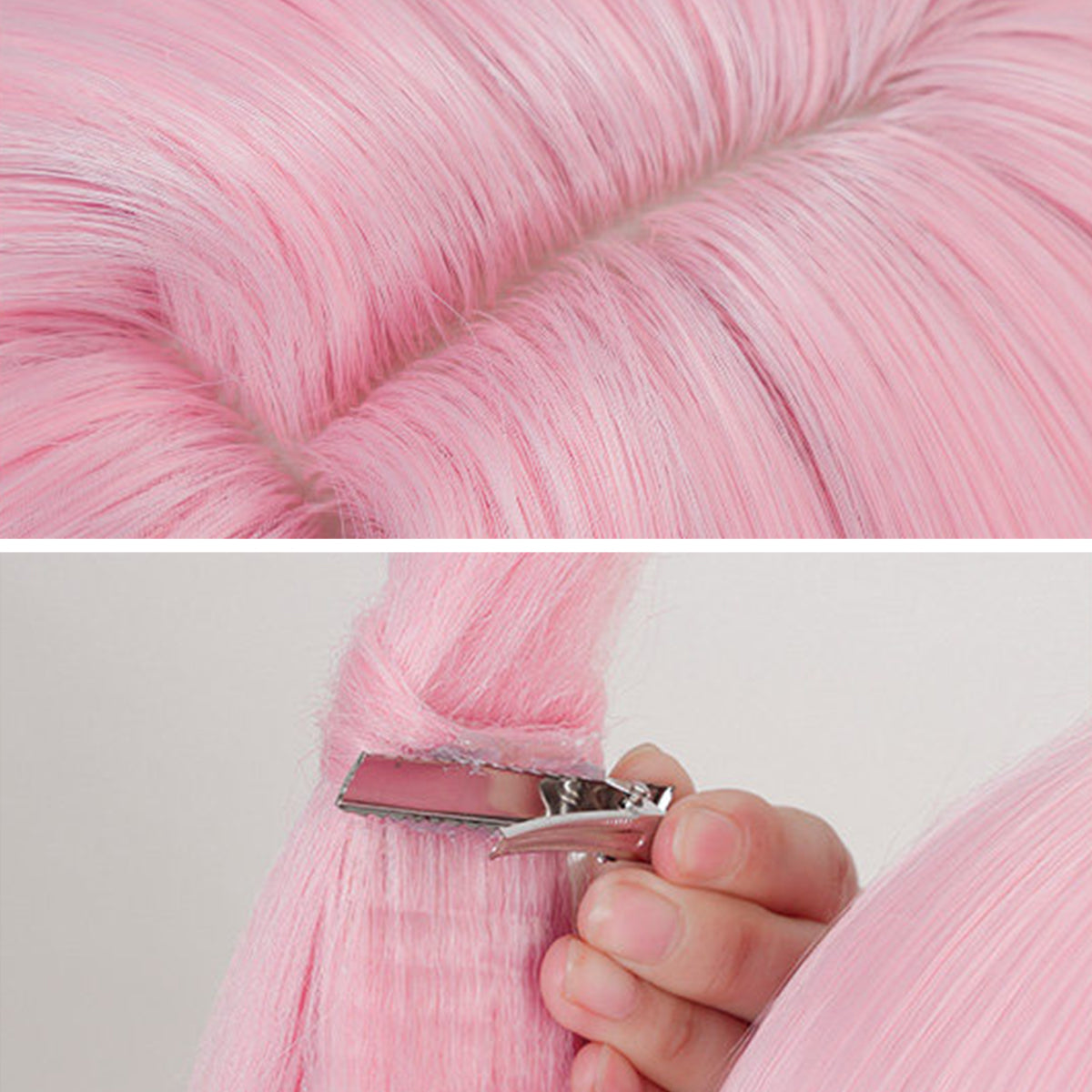 Honkai: Star Rail Evanescia Pink Cosplay Wig