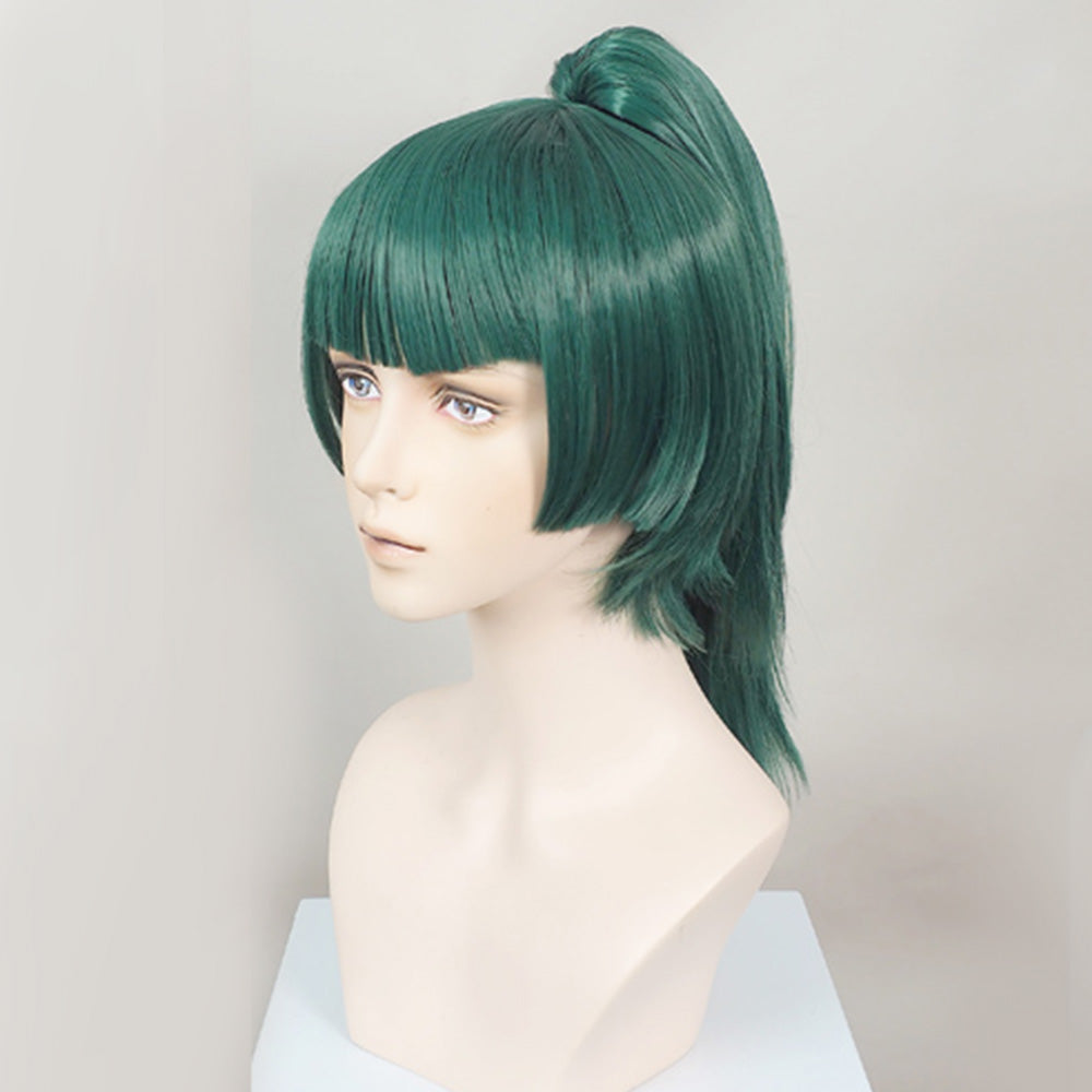 Genshin Impact Yelan Negro Morado Cosplay Peluca