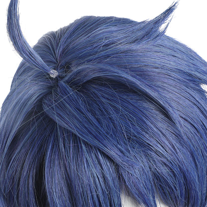 Tougen Anki Shiki Ichinose Blue Cosplay Wig