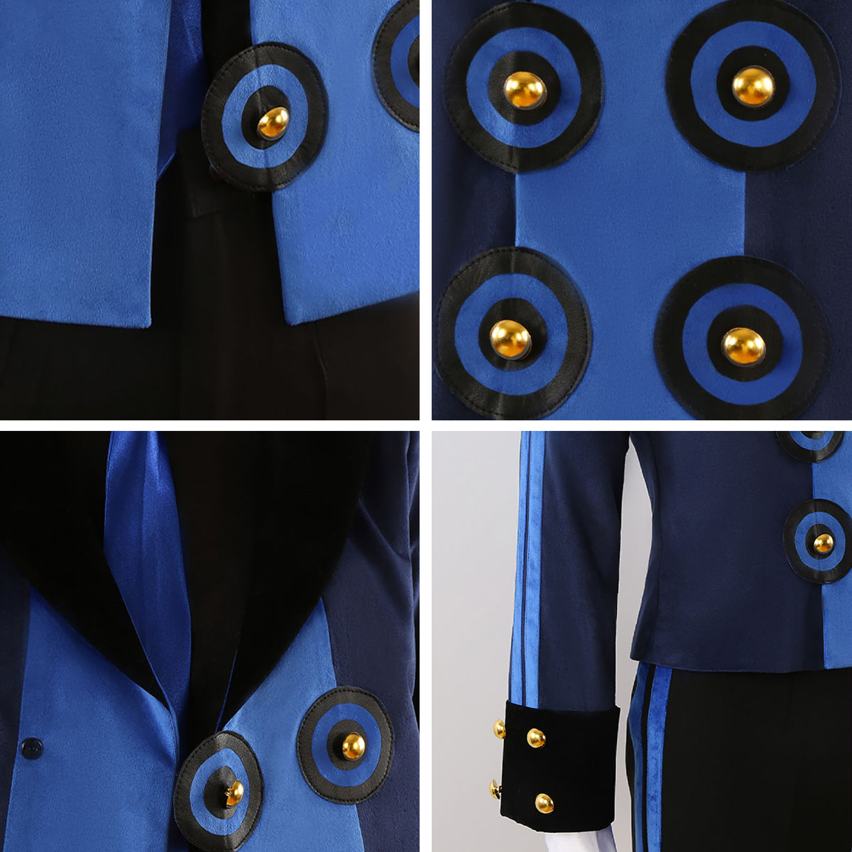 Persona 3 Reload DLC P3R Male Protagonist Makoto Yuki Blue Cosplay Costume