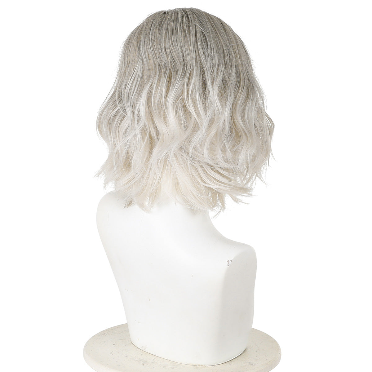 Genshin Impact Yelan Noir Violet Cosplay Perruque