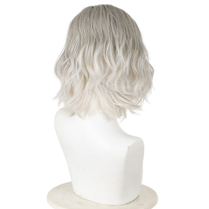 Genshin Impact Yelan Noir Violet Cosplay Perruque