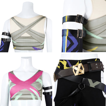 Arcane Season 2 League of Legends LOL Jinx Battle Suit Cosplay Costume