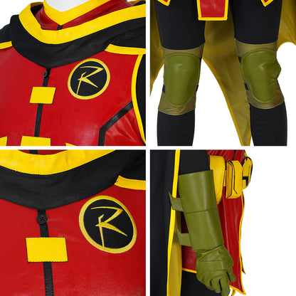 Batman and Sm: Battle of the Super Sons Damian Wayne Cosplay Costume