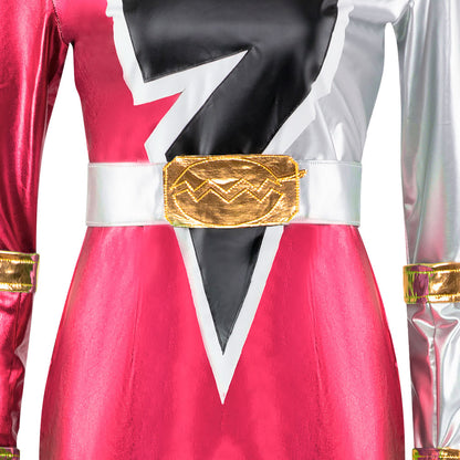 Power Rangers Dino Fury Pink Ranger Cosplay Costume