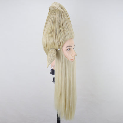 Motosega Uomo Denji Parrucca Cosplay Dorata
