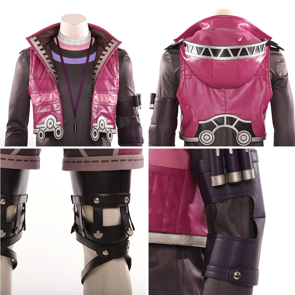 Xenoblade Chronicles : Definitive Edition Shulk Purple Cosplay Costume