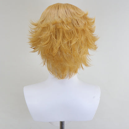 Motosega Uomo Denji Parrucca Cosplay Dorata