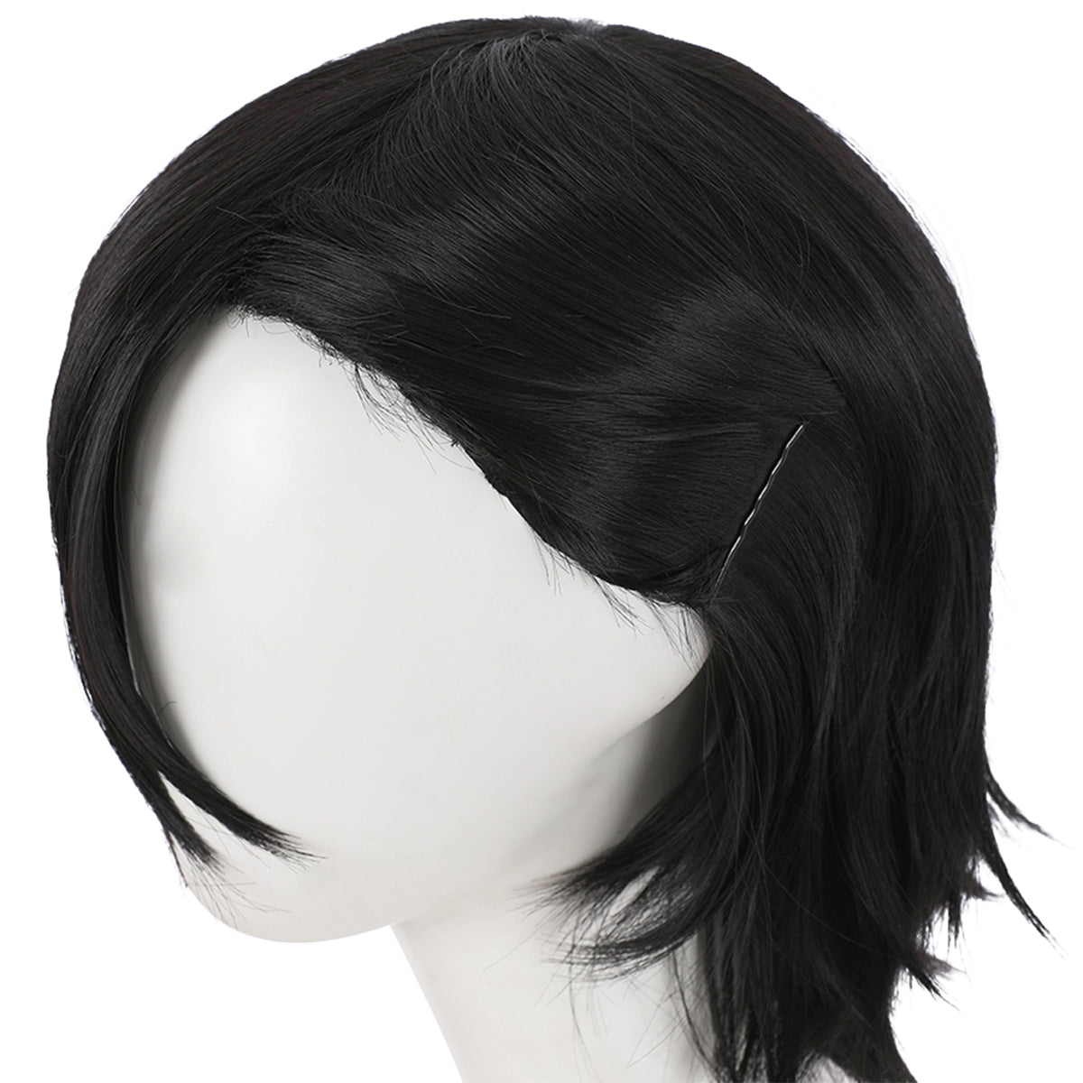 Genshin Impact Yelan Noir Violet Cosplay Perruque