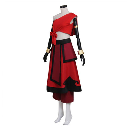 Avatar: The Last Airbender Katara Red Cosplay Costume