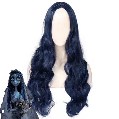 【In Stock】Emily Halloween Deep Blue Cosplay Wig