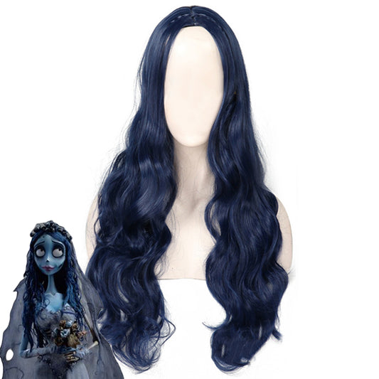 【In Stock】Emily Halloween Deep Blue Cosplay Wig