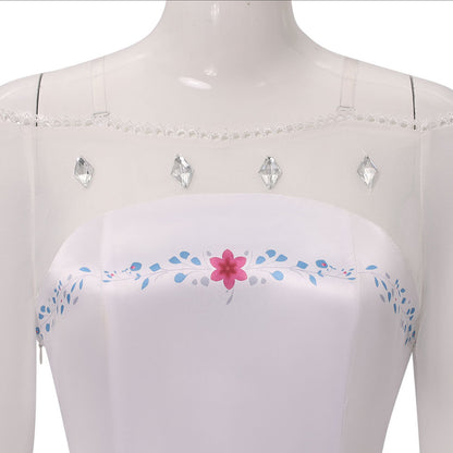 Frozen 3 Anna Wedding Dress Cosplay Costume