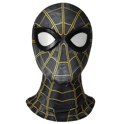 Marvel Spider-Man 3 No Way Home Spider Man 3 Peter Parker Black and Gold Suit Jumpsuit Zentai Halloween Cosplay Costume