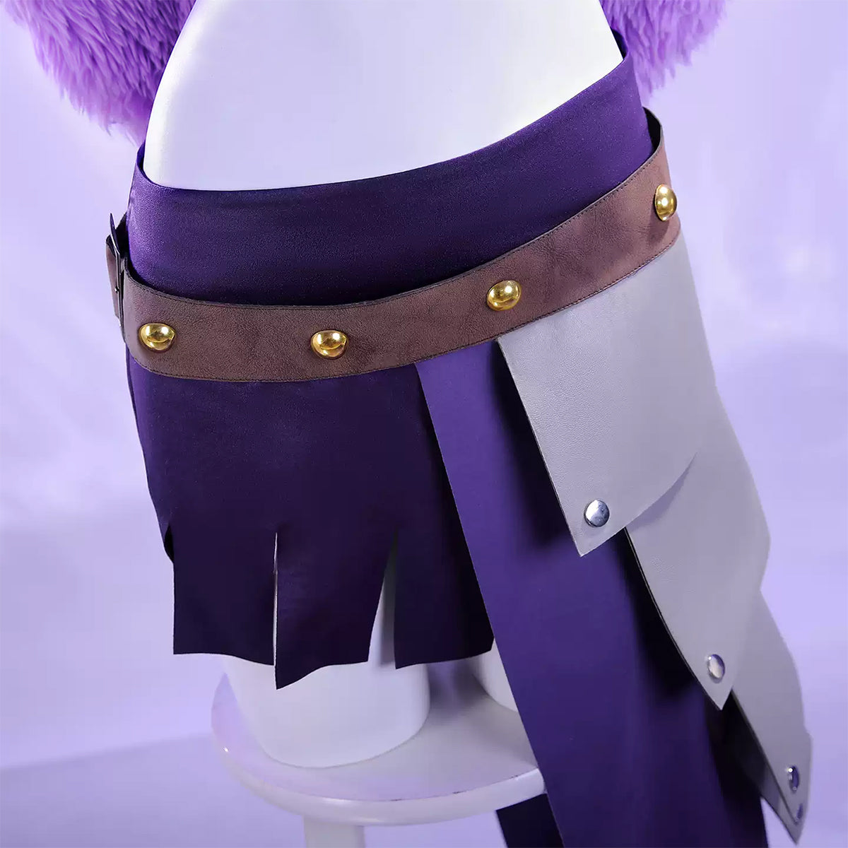 One Piece Nico Robin Elbaph Arc Anime Purple Cosplay Costume