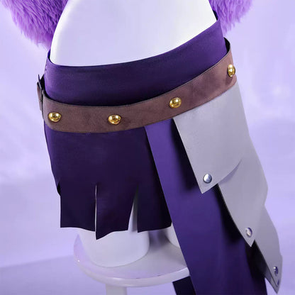 One Piece Nico Robin Elbaph Arc Anime Purple Cosplay Costume