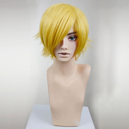 Chainsaw Man Denji Goldene Cosplay Perücke