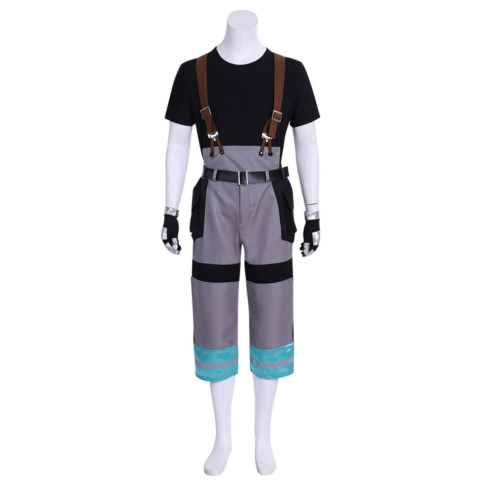 Fire Force Enen no Shouboutai Shinra Kusakabe Battle Suit Cosplay Costume
