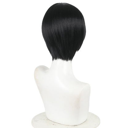 The Summer Hikaru Died Tsujinaka Yoshiki Black Cosplay Wig