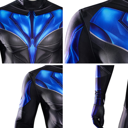 Halloween TT Nightwing Jumpsuit Cosplay Costume