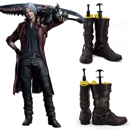 Akatsuki Deidara de Naruto Halloween zapatos blancos botas de Cosplay