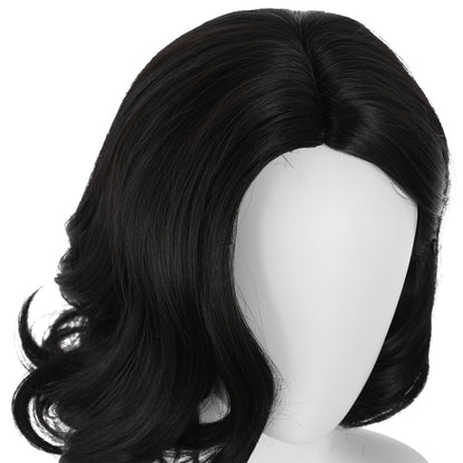 RE 8 Village Alcina Dimitrescu Vampire Lady Dimitrescu Black Cosplay Wig