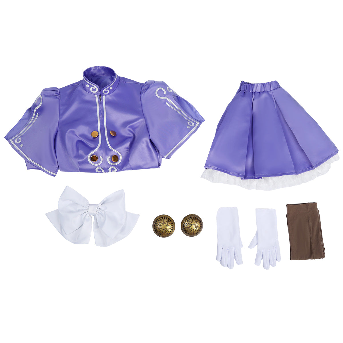 SF 6 Ingrid Purple Dress Cosplay Costume
