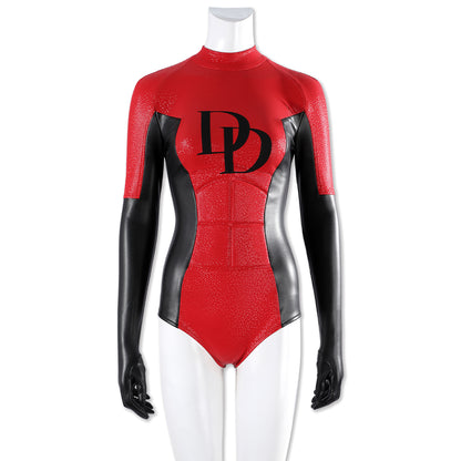 Marvel Daredevil Woman Without Fear Female Daredevil Elektra Natchios Cosplay Costume