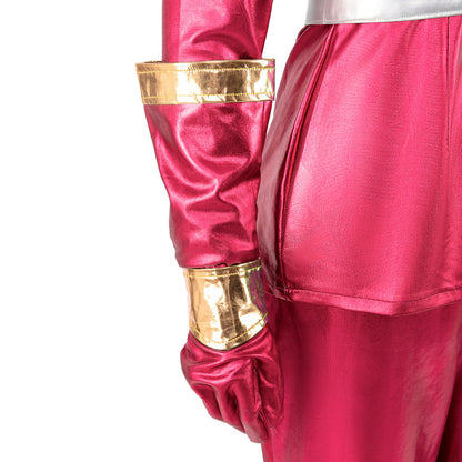Power Rangers Dino Fury Pink Ranger Cosplay Costume