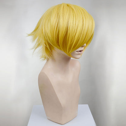 Chainsaw Man Denji Goldene Cosplay Perücke