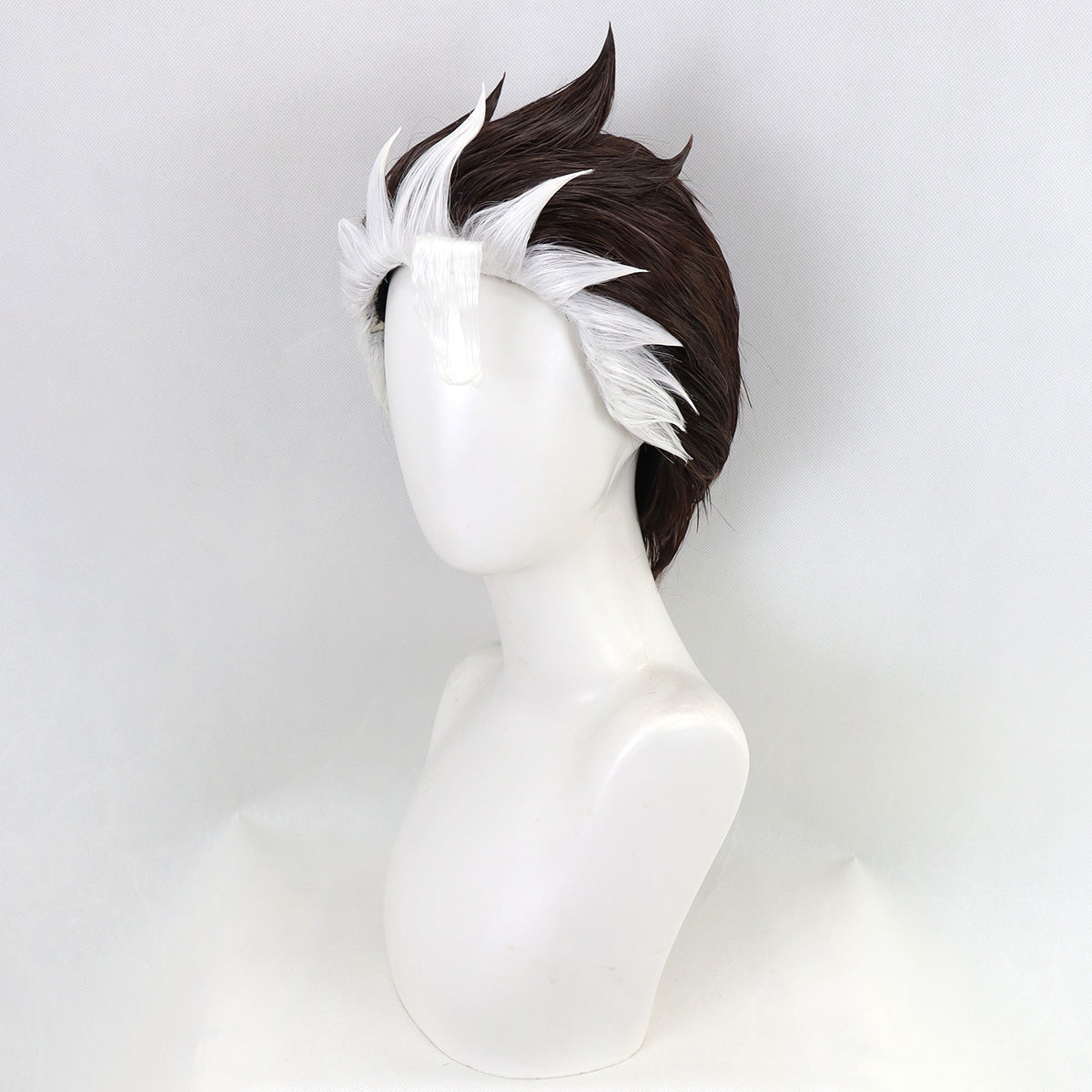 Valorant Tejo Black White Cosplay Wig