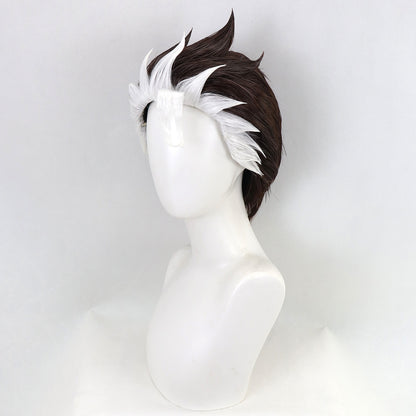 Valorant Tejo Black White Cosplay Wig