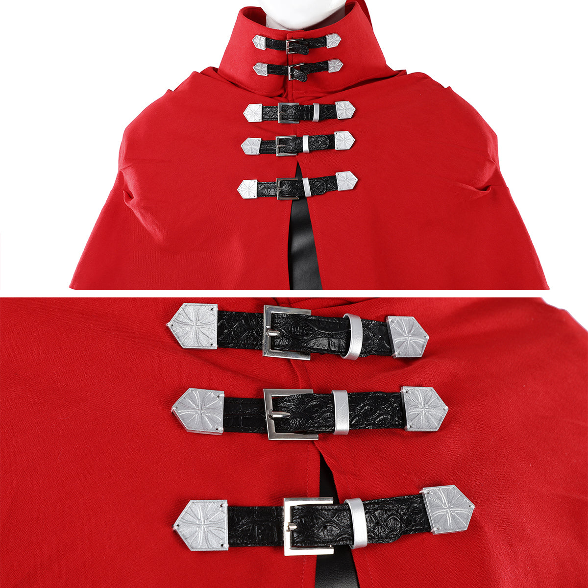 Final Fantasy VII FF7 Remake Revalation Rebirth Vincent Valentine Cosplay Costume