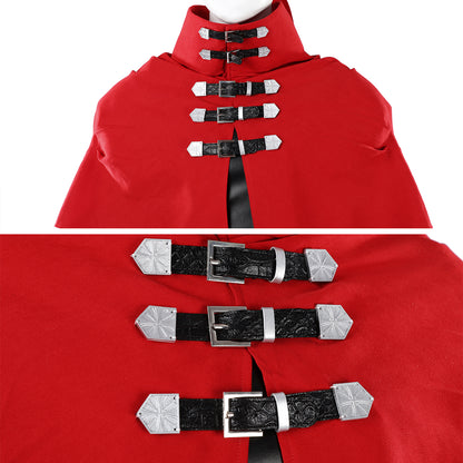 Final Fantasy VII FF7 Remake Revalation Rebirth Vincent Valentine Cosplay Costume