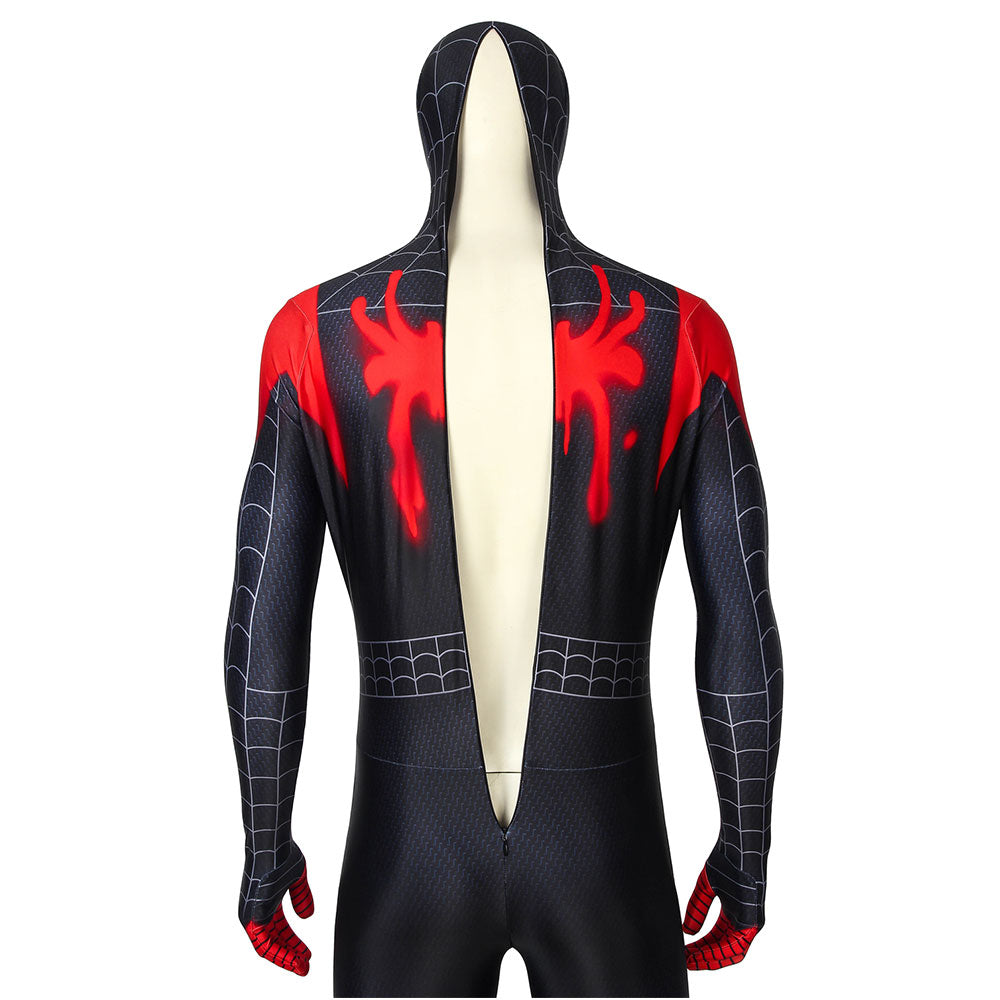 Spider-Man: Into the Spider-Verse Miles Morales Zentai Jumpsuit Cosplay Costume