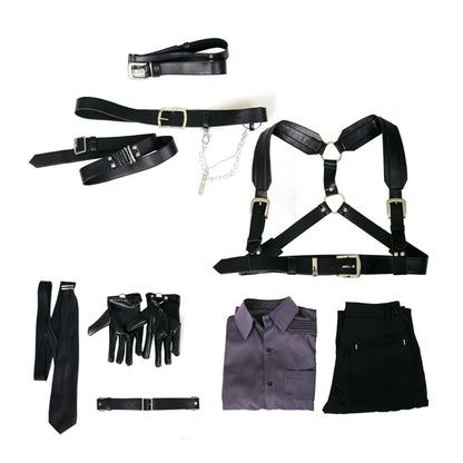 【 In Stock 】Love and Deep Space Zayne Xavier Rafayel Sylus Precise Control Dark Silver Cosplay Costume