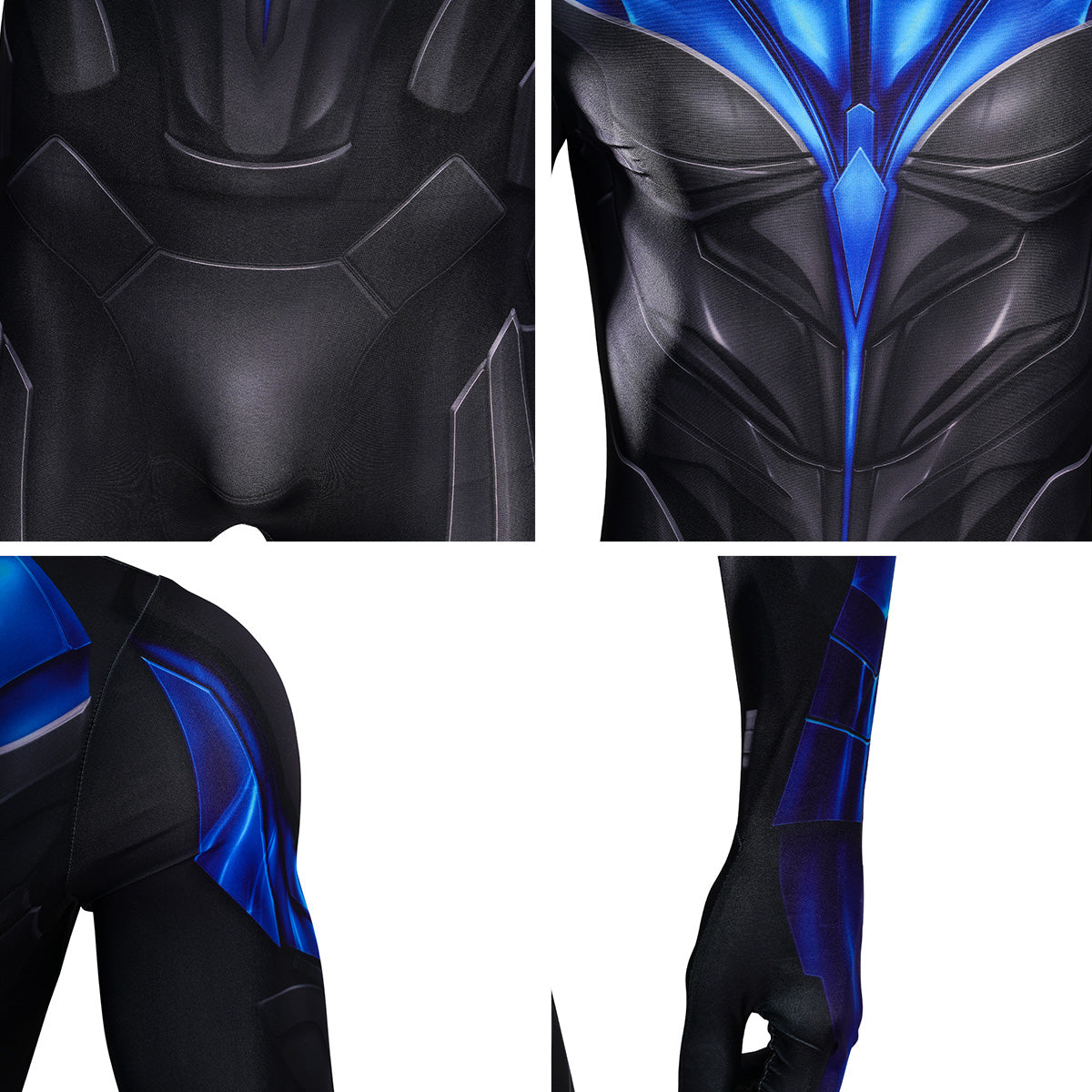 Halloween TT Nightwing Jumpsuit Cosplay Costume