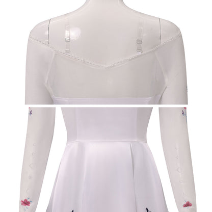 Frozen 3 Anna Wedding Dress Cosplay Costume