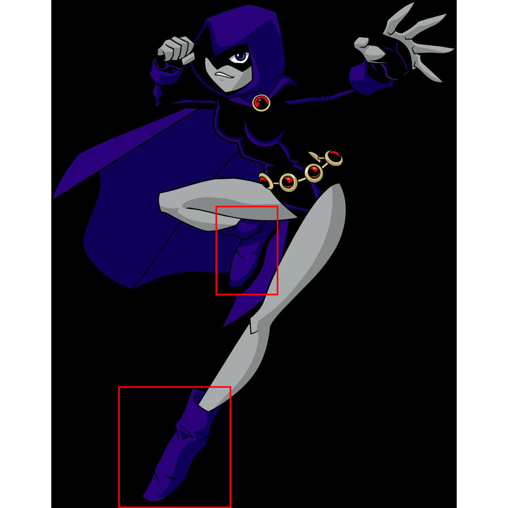 Halloween Raven Superheroine Cosplay Shoes