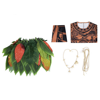 Disney Movie Moana Maui Premium Edition Cosplay Costume