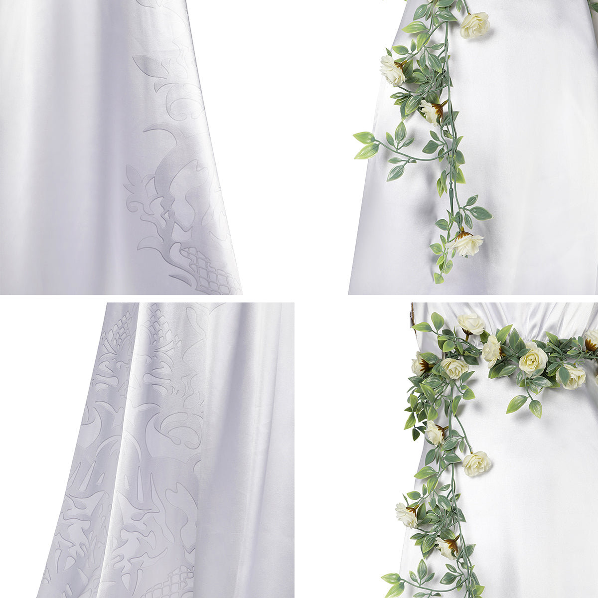 Final Fantasy VII Rebirth Aerith Gainsborough Loveless White Cosplay Costume