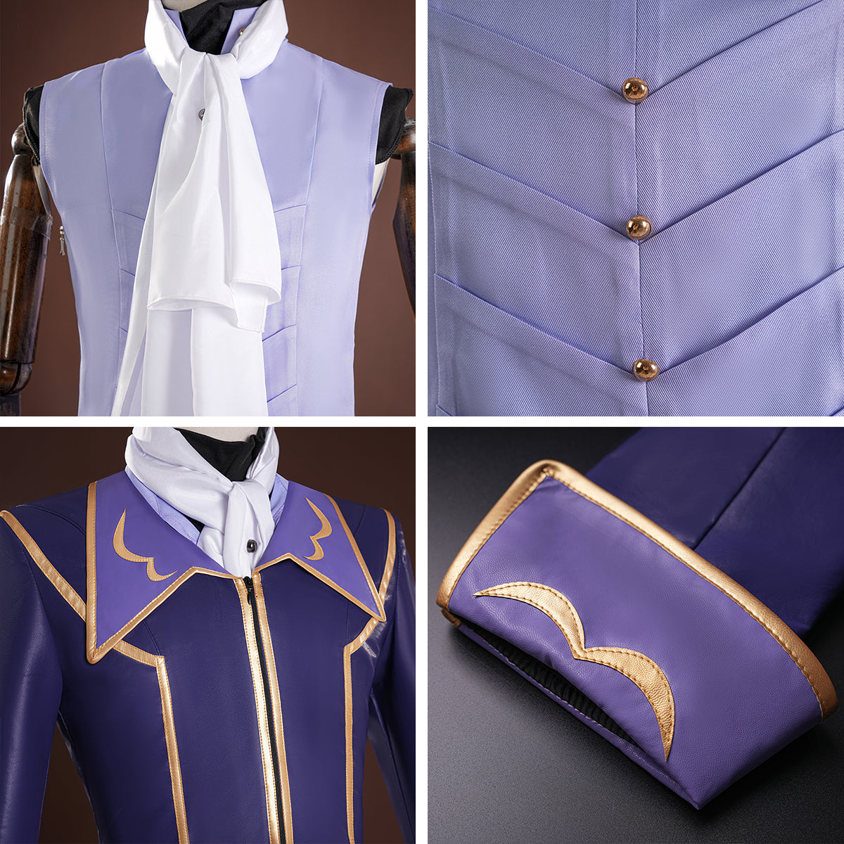 逆轉裁判技天塞班 Miles Edgeworth Cosplay Costume