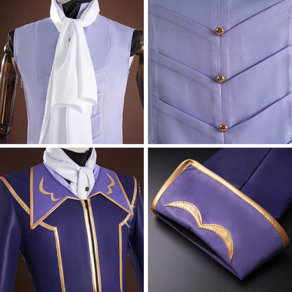 逆轉裁判技天塞班 Miles Edgeworth Cosplay Costume