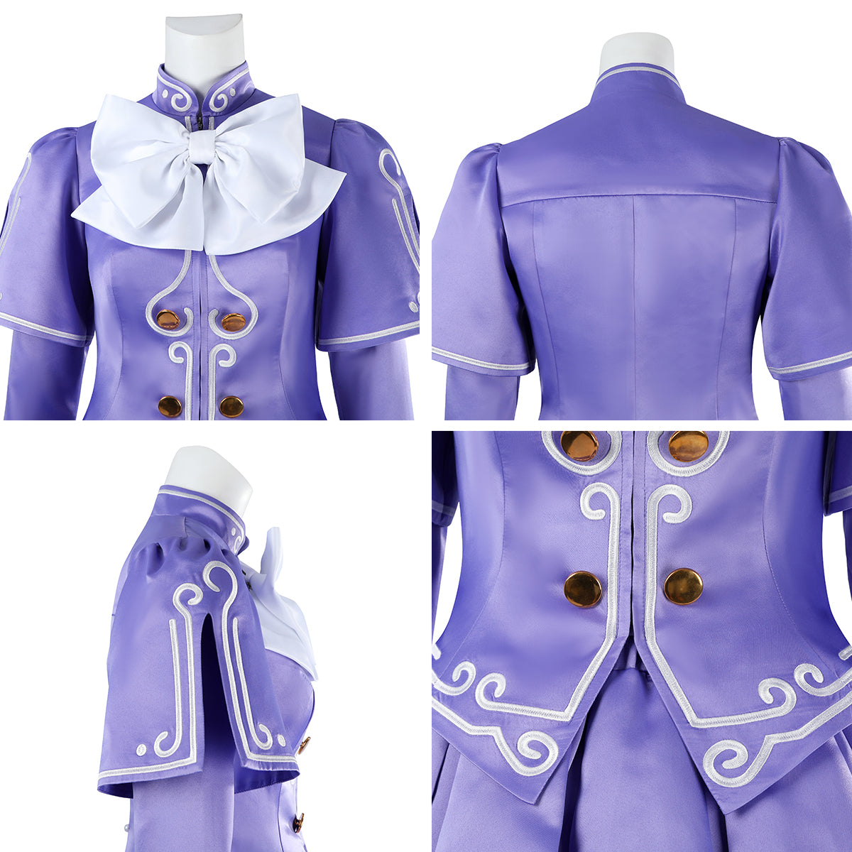 SF 6 Ingrid Purple Dress Cosplay Costume