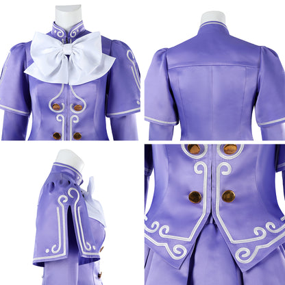 SF 6 Ingrid Purple Dress Cosplay Costume