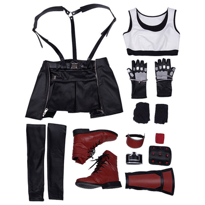 Final Fantasy VII Remake Rebirth FF7 Tifa Lockhart Cosplay Costume B Edition