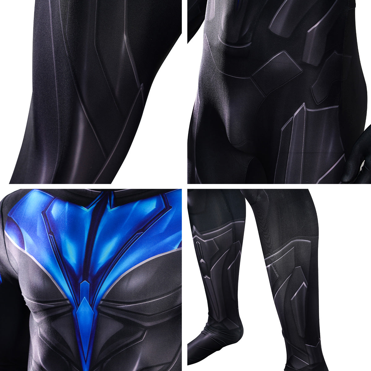 Halloween TT Nightwing Jumpsuit Cosplay Costume