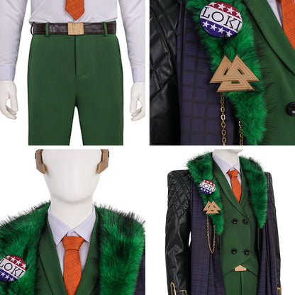 Marvel Rivals Loki Presidential Attire Skin Premium Edition Cosplay Costume